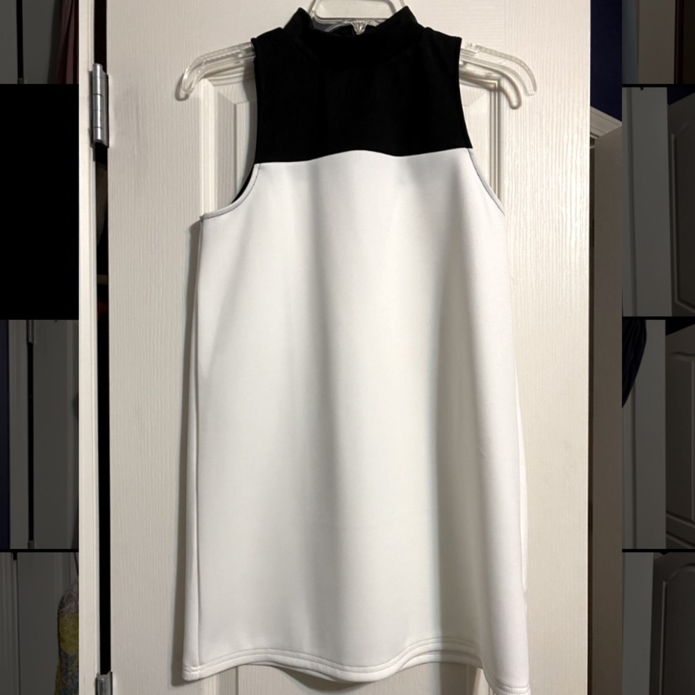 Missguided Mono High Neck Colourblock Shift dress